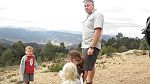 15-Adam enjoys the views of Licola with the kids from the helipad